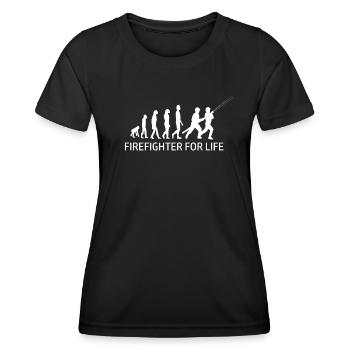 Firefighter Firefighter Firefighter Evolution - Women's Functional T-Shirt - black - Front - AI Model Female 172 light (172cm)