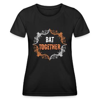 Bat Together - Women's Functional T-Shirt - black - Front - AI Model Female 172 light (172cm)