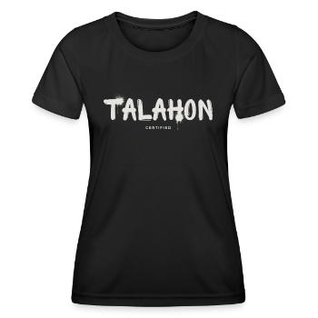 CERTIFIED TALAHON - Women's Functional T-Shirt - black - Front - AI Model Female 172 light (172cm)