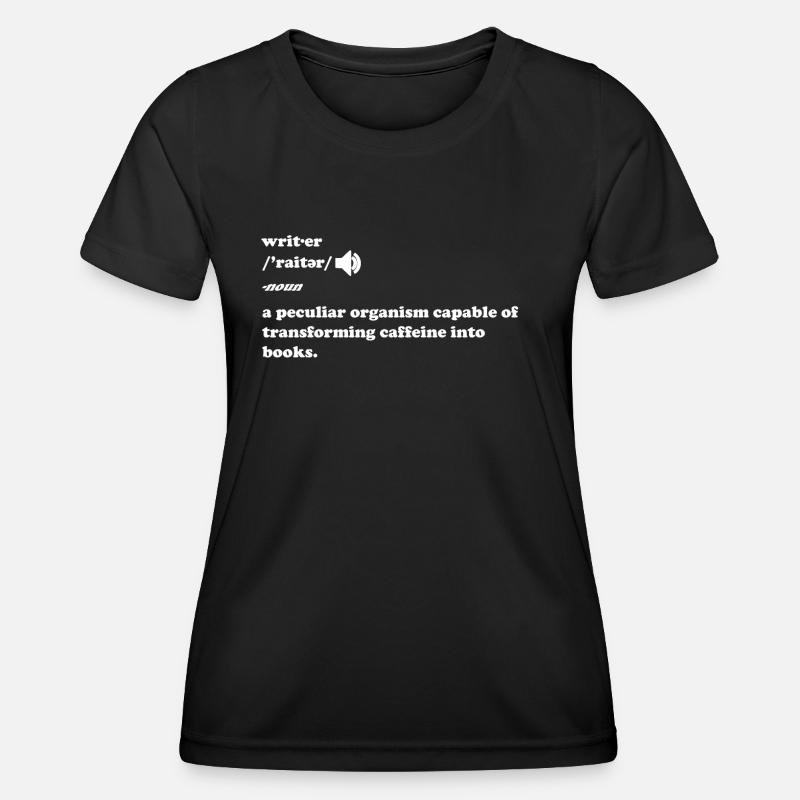 Writer - Women's Functional T-Shirt - black