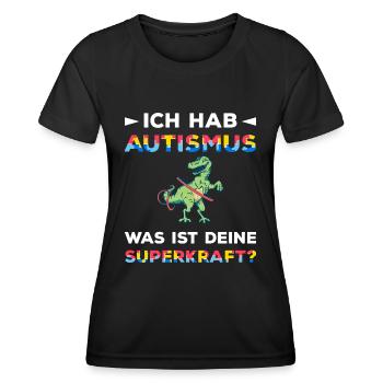 Autismus Asperger Akzeptanz Welt Autismus Tag - Frauen Funktions-T-Shirt - Schwarz - Vorne - AI Model Female 172 light (172cm)
