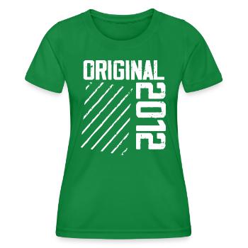 Original 2012 12e Anniversaire Cadeau Retro - T-shirt sport Femme - vert - Devant - AI Model Female 172 dark (172cm)