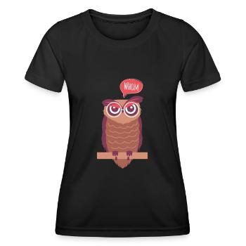 Englischlehrer Englischlehrerin Grammatik Eule - Frauen Funktions-T-Shirt - Schwarz - Vorne - AI Model Female 172 light (172cm)