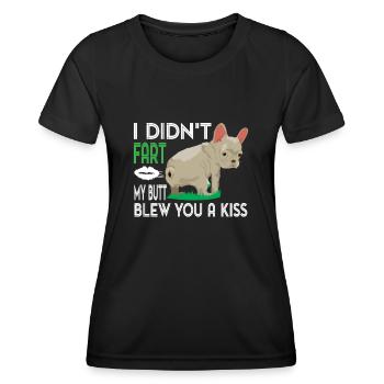 Französische Bulldogge Rassehunde Züchter - Frauen Funktions-T-Shirt - Schwarz - Vorne - AI Model Female 172 light (172cm)