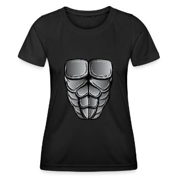 Costume de gorille Halloween - T-shirt sport Femme - noir - Devant - AI Model Female 172 light (172cm)
