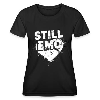 Toujours Emo ! Emo Goth Alternative - T-shirt sport Femme - noir - Devant - AI Model Female 172 light (172cm)