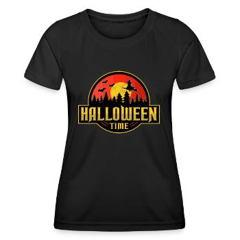 Halloween - T-shirt sport Femme - noir - Devant - AI Model Female 172 light (172cm)
