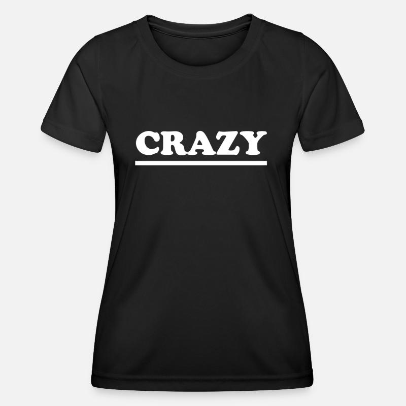 Crazy - Women's Functional T-Shirt - black