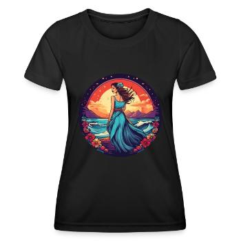 5 de Mayo Party Drinko de Mayo Mexican Donna, - T-shirt sport Femme - noir - Devant - AI Model Female 172 light (172cm)