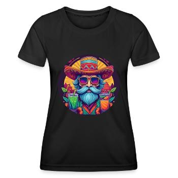 5 de Mayo Party Drinko de Mayo Mexican Hipst - Women's Functional T-Shirt - black - Front - AI Model Female 172 light (172cm)