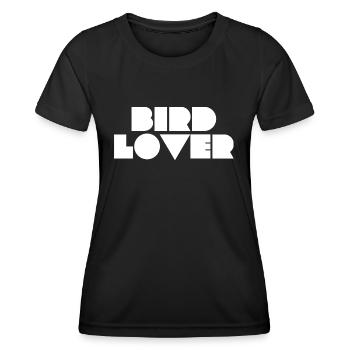 bird lover - Women's Functional T-Shirt - black - Front - AI Model Female 172 light (172cm)