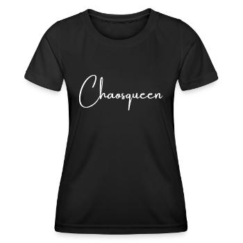 Reine du Chaos - T-shirt sport Femme - noir - Devant - AI Model Female 172 light (172cm)