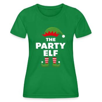 L’Elfe du Parti - T-shirt sport Femme - vert - Devant - AI Model Female 172 dark (172cm)