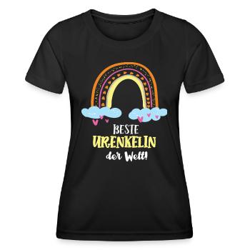 Ur Enkelin Urenkelin Mädchen Enkeltochter - Frauen Funktions-T-Shirt - Schwarz - Vorne - AI Model Female 172 light (172cm)