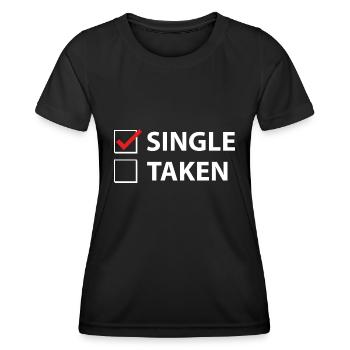 Single Taken - Women's Functional T-Shirt - black - Front - AI Model Female 172 light (172cm)