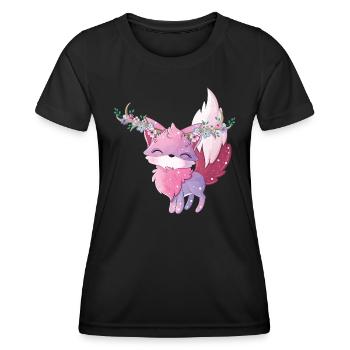 Arctic fox - Women's Functional T-Shirt - black - Front - AI Model Female 172 light (172cm)
