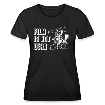 Le cinéma n’est pas mort - T-shirt sport Femme - noir - Devant - AI Model Female 172 light (172cm)