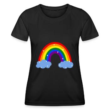 LGBT Gay Pride Month Rainbow - Women's Functional T-Shirt - black - Front - AI Model Female 172 light (172cm)