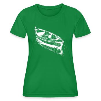 Boot - Frauen Funktions-T-Shirt - Kelly Green - Vorne - AI Model Female 172 dark (172cm)