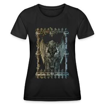 Cthulhu - T-shirt sport Femme - noir - Devant - AI Model Female 172 light (172cm)