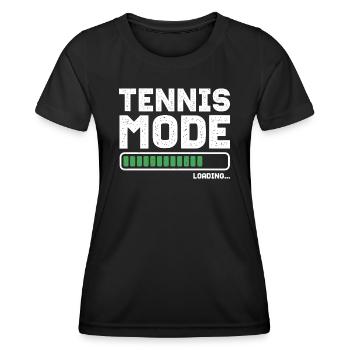 Tennis Player Fashion Tennis Club Tennis Player - Women's Functional T-Shirt - black - Front - AI Model Female 172 light (172cm)