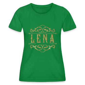 Lena gold - Frauen Funktions-T-Shirt - Kelly Green - Vorne - AI Model Female 172 dark (172cm)