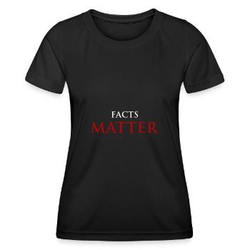 Journalist Journalismus Nachrichten Fakten - Frauen Funktions-T-Shirt - Schwarz - Vorne - AI Model Female 172 light (172cm)