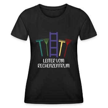 Gärtner Humor Garten Leiter Vom Rechenzentrum - Frauen Funktions-T-Shirt - Schwarz - Vorne - AI Model Female 172 light (172cm)