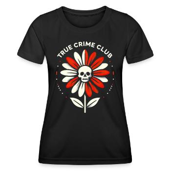 Skull Bloom Enigma - Women's Functional T-Shirt - black - Front - AI Model Female 172 light (172cm)