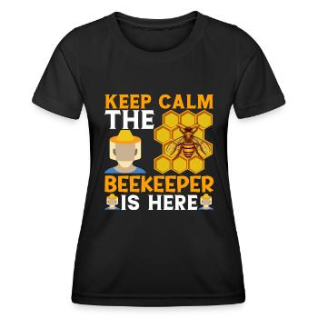 Beekeeping Beekeeping Course Beekeepers' Association Honey Bee Beekeepers - Women's Functional T-Shirt - black - Front - AI Model Female 172 light (172cm)