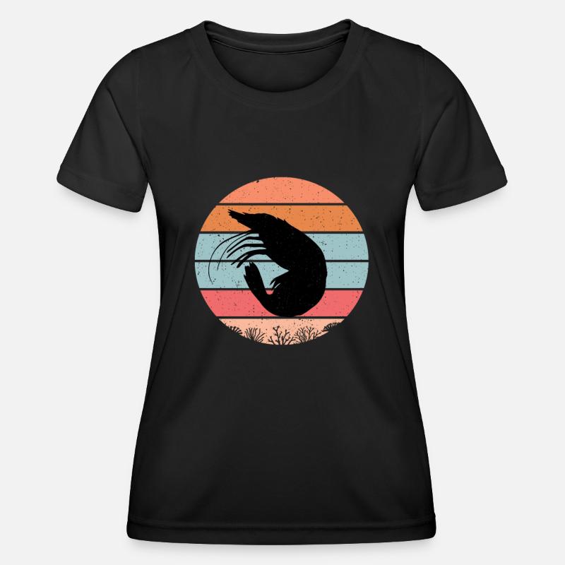 Shrimp - Women's Functional T-Shirt - black