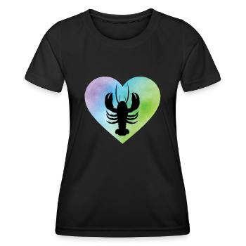 crayfish - Women's Functional T-Shirt - black - Front - AI Model Female 172 light (172cm)
