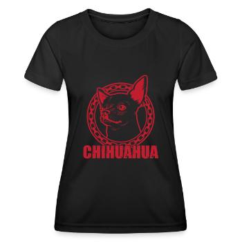 Chihuahua - Women's Functional T-Shirt - black - Front - AI Model Female 172 light (172cm)