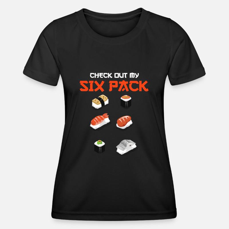 sushi - Women's Functional T-Shirt - black