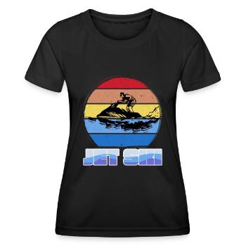 Jet Ski - T-shirt sport Femme - noir - Devant - AI Model Female 172 light (172cm)