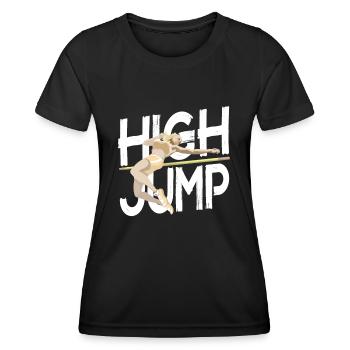 High Jump - High Jumper - Women's Functional T-Shirt - black - Front - AI Model Female 172 light (172cm)