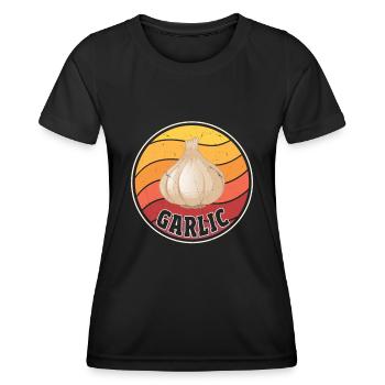 Ail - T-shirt sport Femme - noir - Devant - AI Model Female 172 light (172cm)