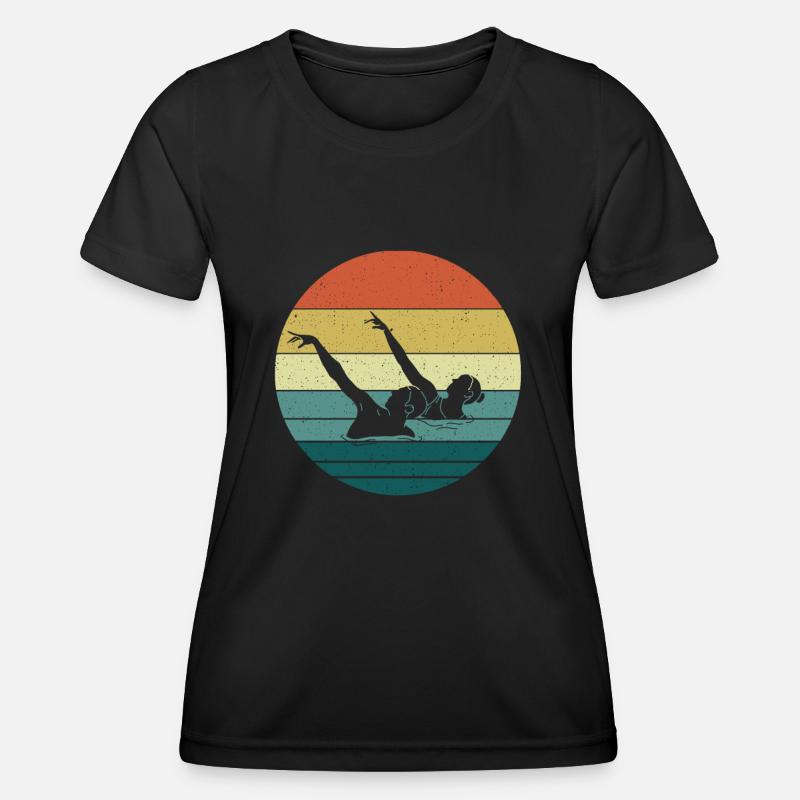 Synchronized swimming - Women's Functional T-Shirt - black