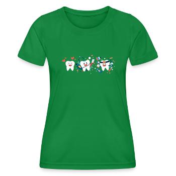 Dent - T-shirt sport Femme - vert - Devant - AI Model Female 172 dark (172cm)