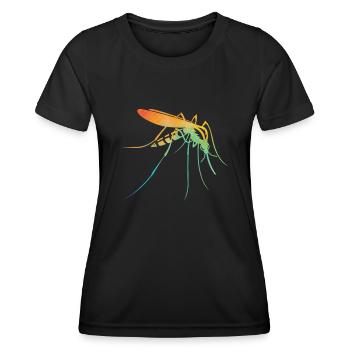 Moustique - T-shirt sport Femme - noir - Devant - AI Model Female 172 light (172cm)