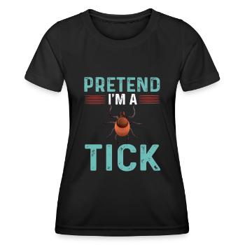 Tick T-Shirt - Women's Functional T-Shirt - black - Front - AI Model Female 172 light (172cm)