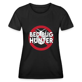 Chasseurs de punaises de lit - T-shirt sport Femme - noir - Devant - AI Model Female 172 light (172cm)
