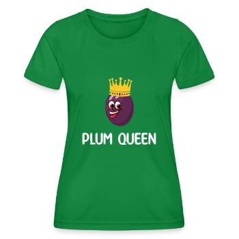 Plum Queen - Women's Functional T-Shirt - kelly green - Front - AI Model Female 172 dark (172cm)
