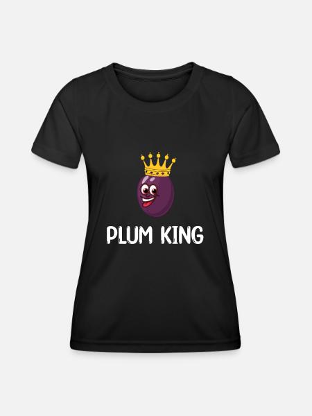 Plum King - Women's Functional T-Shirt - black