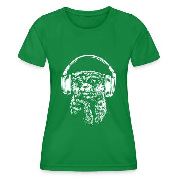 Meerkat - Women's Functional T-Shirt - kelly green - Front - AI Model Female 172 dark (172cm)