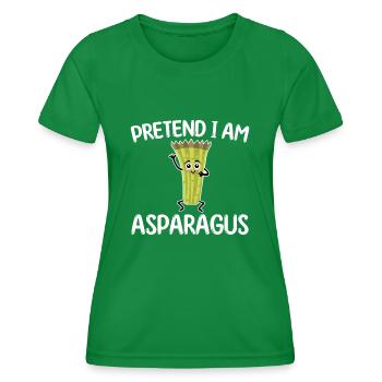 Spargel Shirt - Frauen Funktions-T-Shirt - Kelly Green - Vorne - AI Model Female 172 dark (172cm)