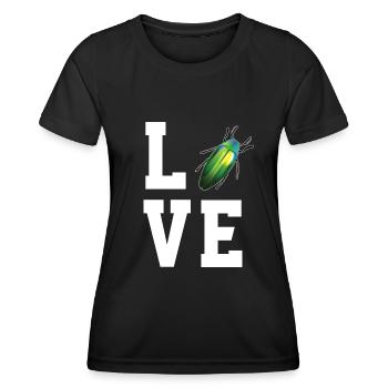 Chers coléoptères magnifiques - T-shirt sport Femme - noir - Devant - AI Model Female 172 light (172cm)