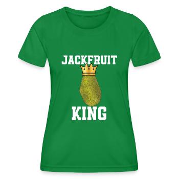 Jackfruit King - T-shirt sport Femme - vert - Devant - AI Model Female 172 dark (172cm)