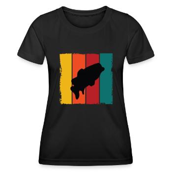 Perch Silhouette - Women's Functional T-Shirt - black - Front - AI Model Female 172 light (172cm)