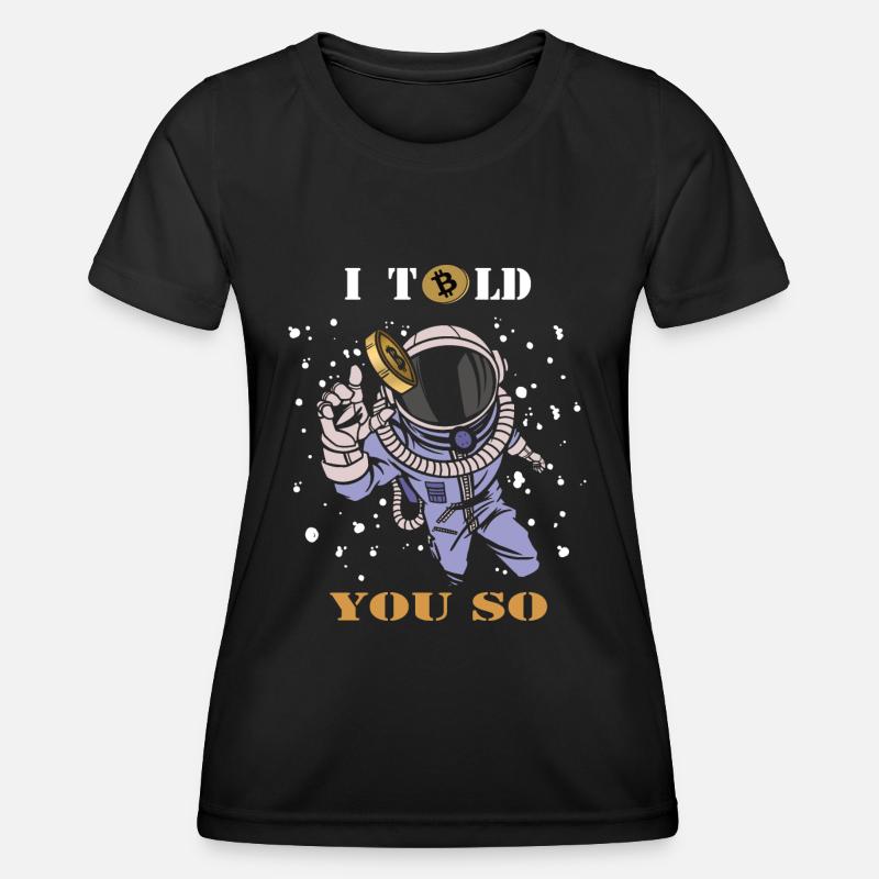 Bitcoin - Women's Functional T-Shirt - black